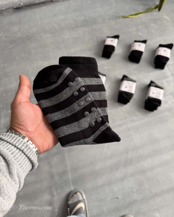 جوراب ضخیم مردانه داخل کرک استپ دار Livergy پک 2 عددی - Image 6