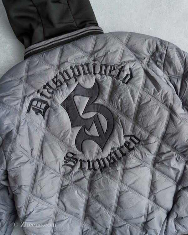 بامبر جکت کلاه دار دودی مشکی