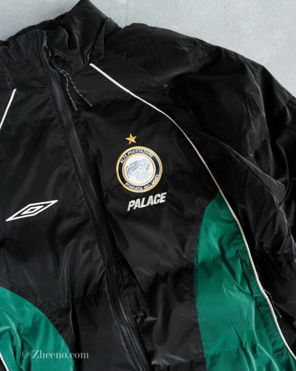 جکت کلاه دار مشکی سبز JTQ