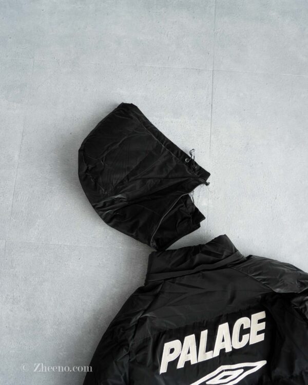 جکت کلاه دار مشکی سبز JTQ