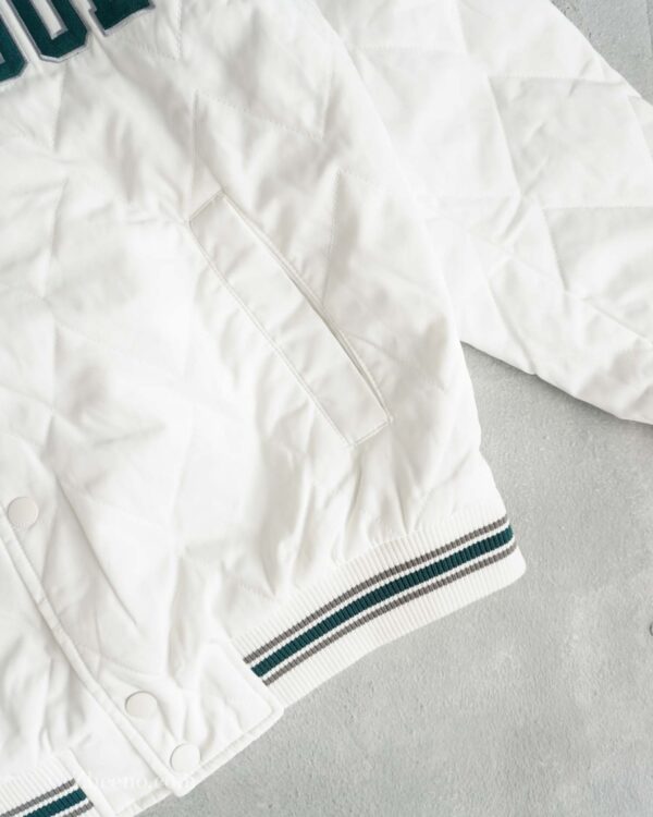 بامبر جکت سفید طرح دار Jack&Jones