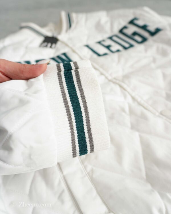 بامبر جکت سفید طرح دار Jack&Jones