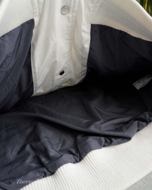 بامبر جکت سفید طرح دار Jack&Jones