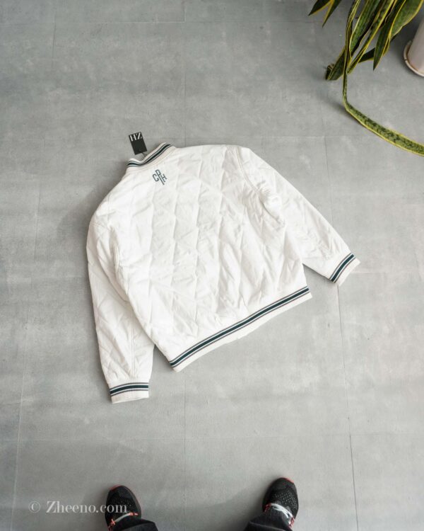 بامبر جکت سفید طرح دار Jack&Jones