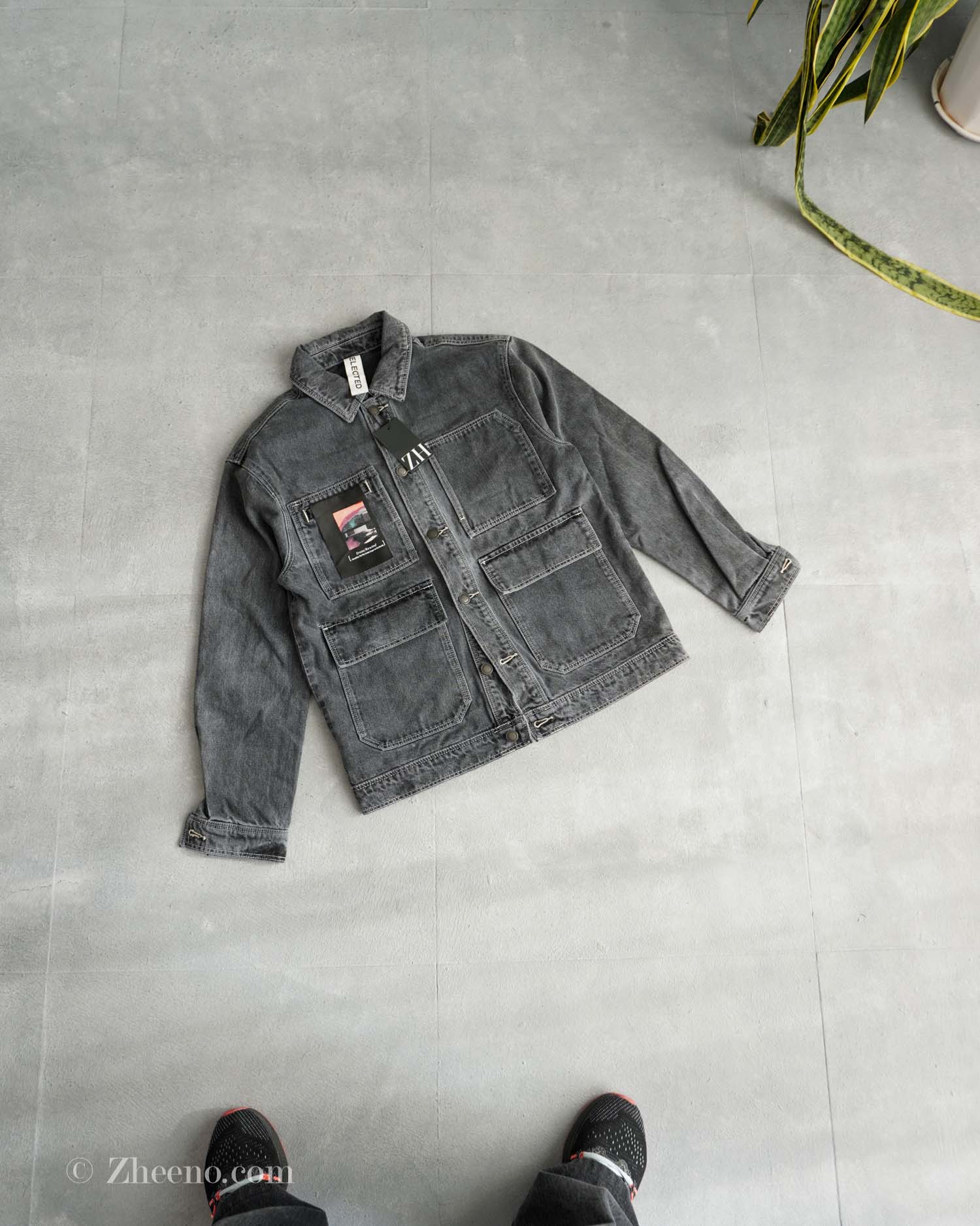 17647764311378123 جکت جین خاکستری Selected