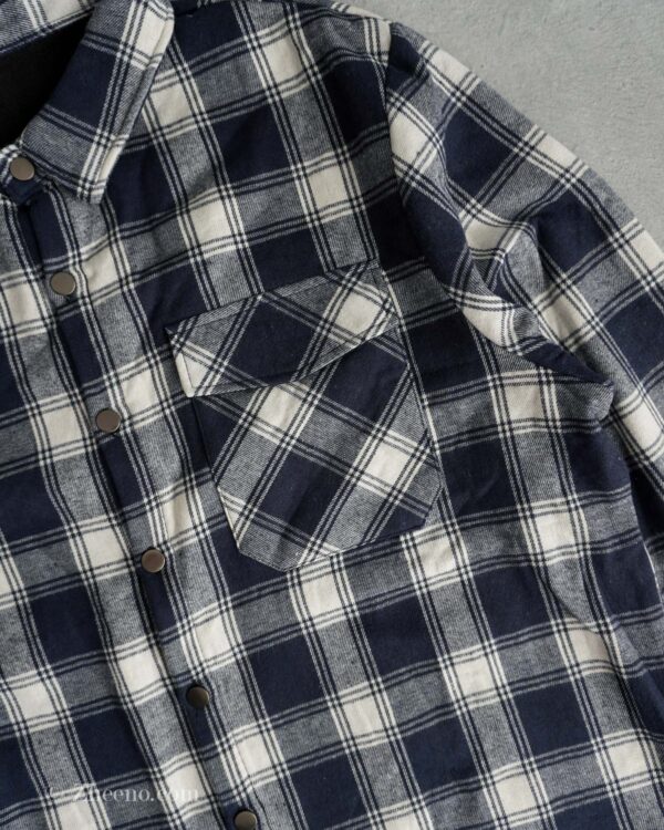 جکت پشمی داخل کرک سرمه ای