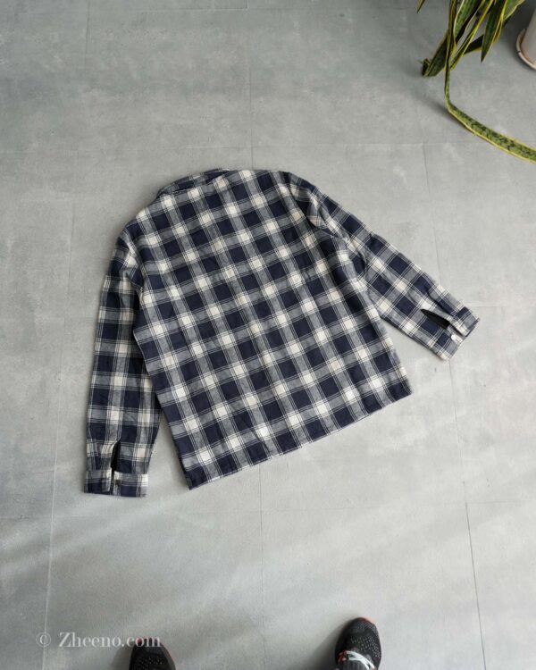 جکت پشمی داخل کرک سرمه ای