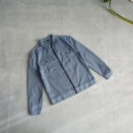 جکت آبی آسمانی ساده Shein