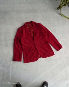 جکت ساده زرشکی shein