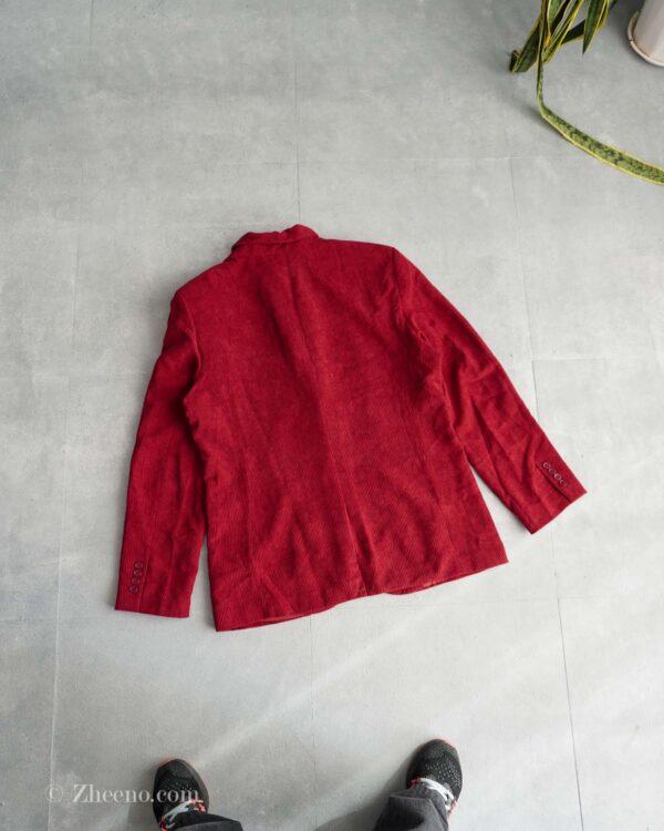 جکت ساده زرشکی shein