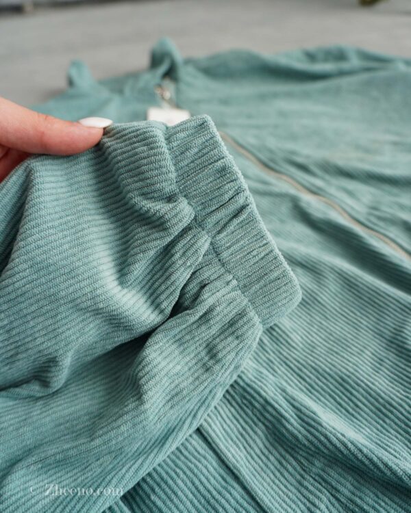 جکت کبریتی ساده سبز دریایی