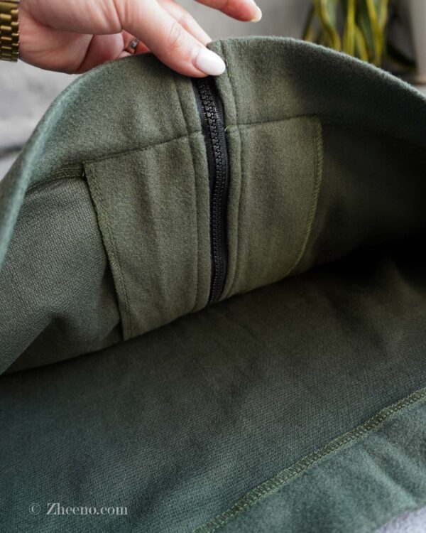 جکت سبز ساده Shein