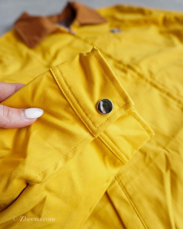 جکت زرد ساده Shein