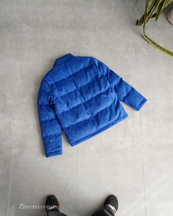 جکت داخل پر آبی ساده Shein
