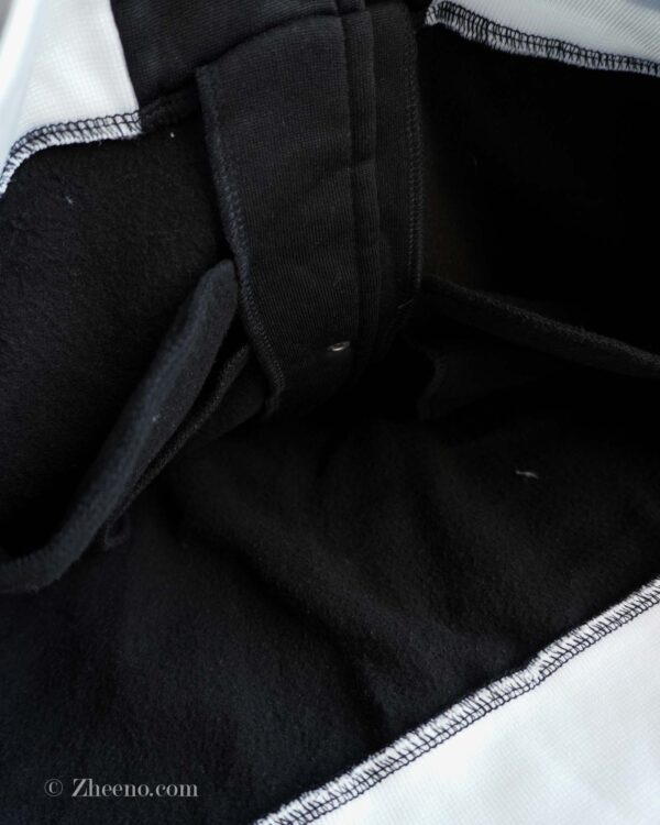 بامبر جکت مشکی آستین سفید Shein