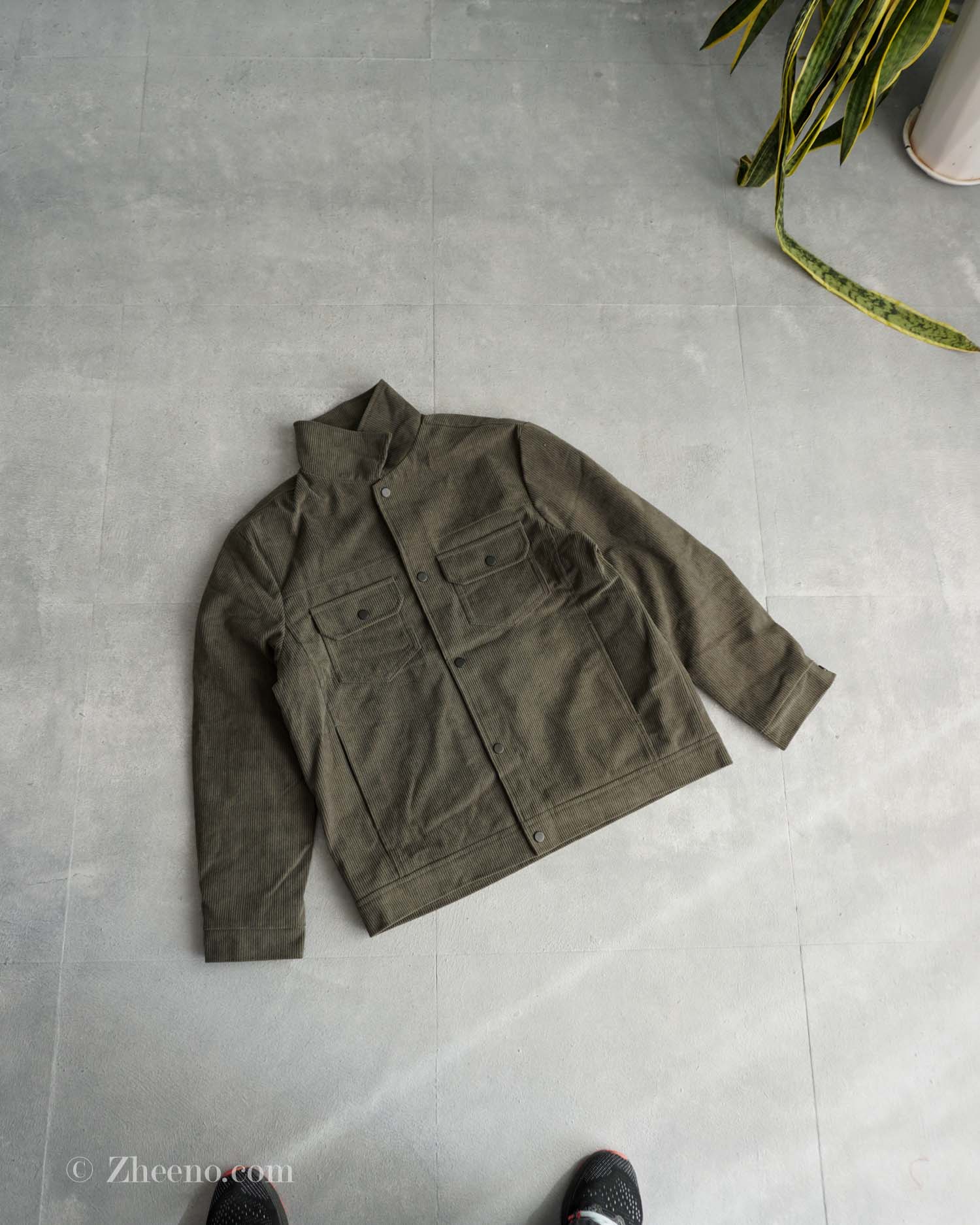 17647770770307246 جکت کبریتی سبز زیتونی