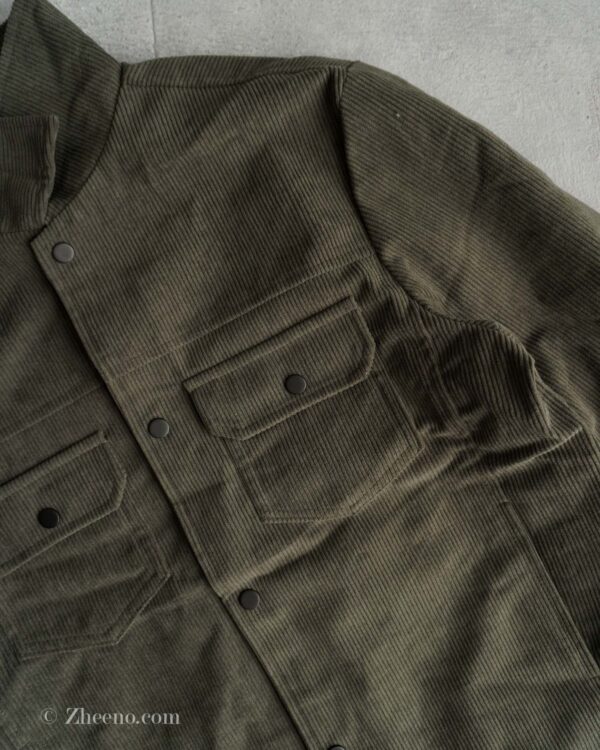 جکت کبریتی سبز زیتونی