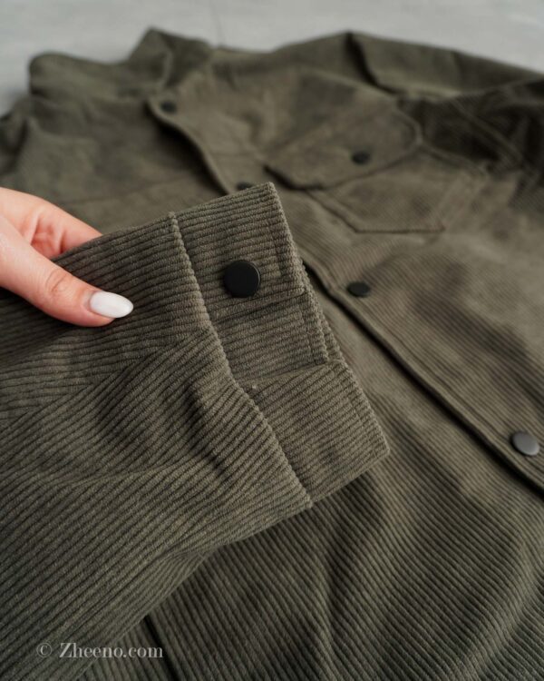 جکت کبریتی سبز زیتونی