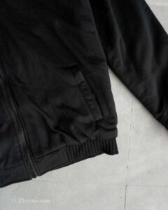 بامبر جکت مشکی کلاه دار داخل خز