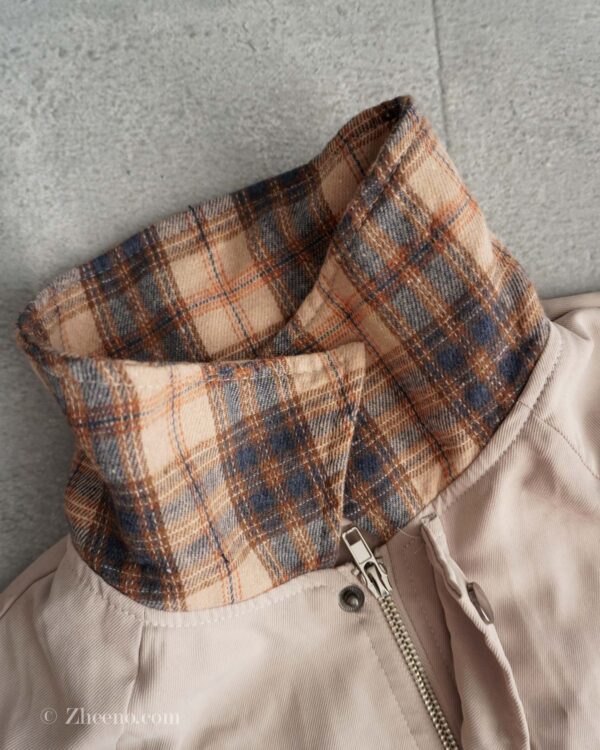 جکت نازک خاکی Shein