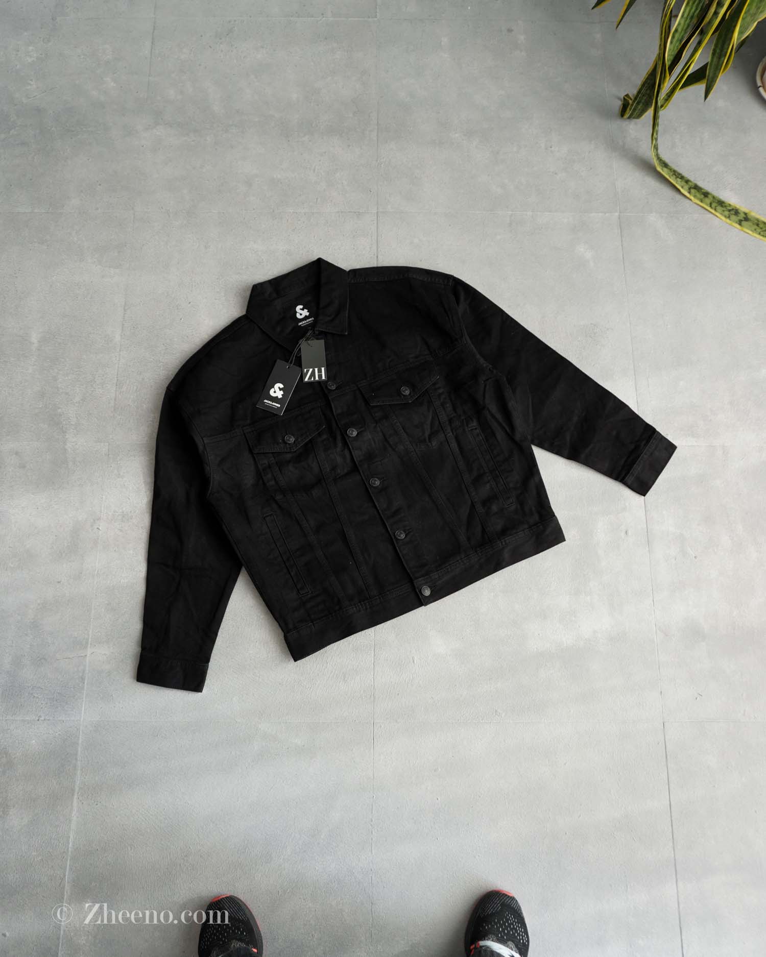 جکت جین مشکی Jack&Jones