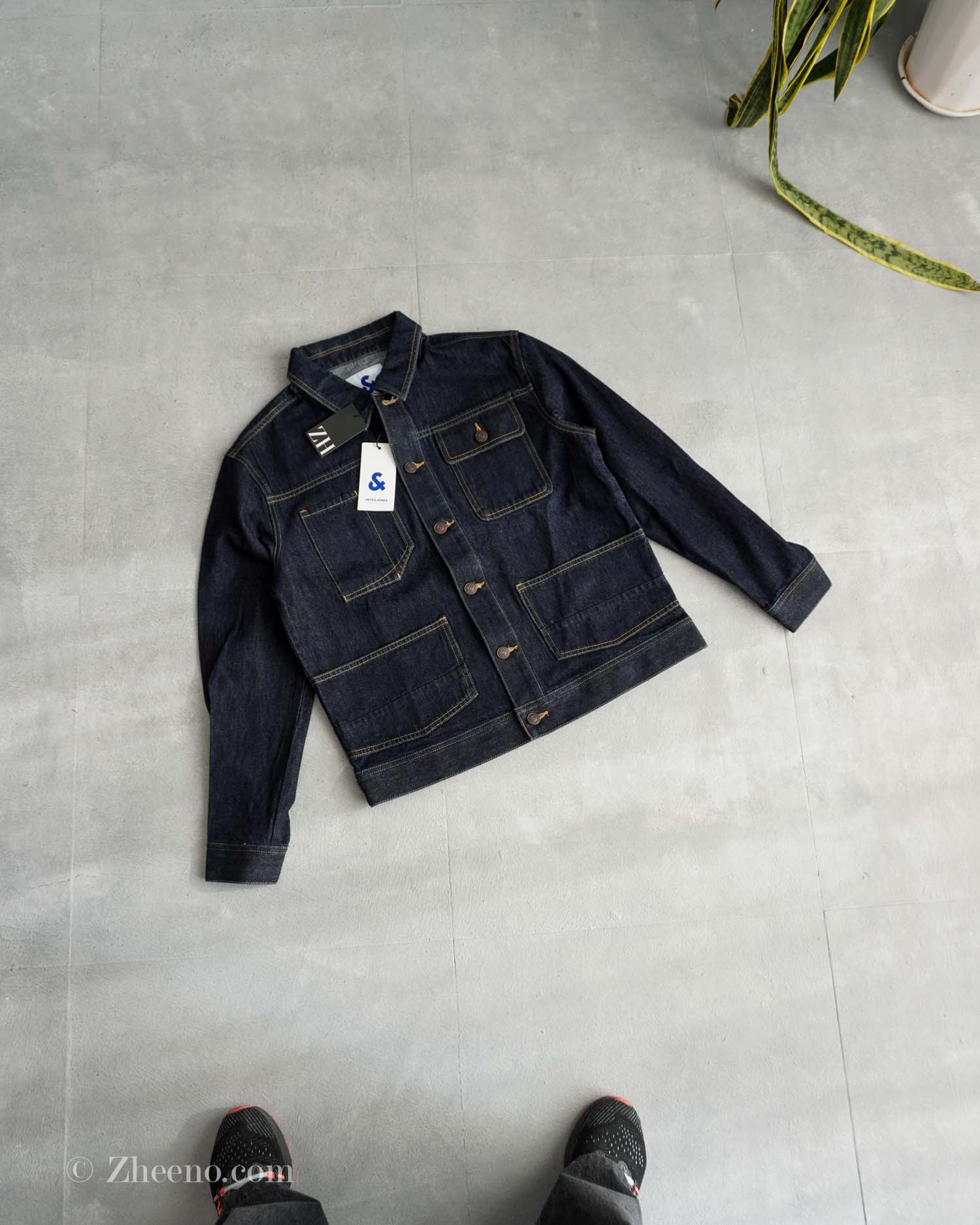 17647773714013749 جکت جین زغالی Jack&Jones