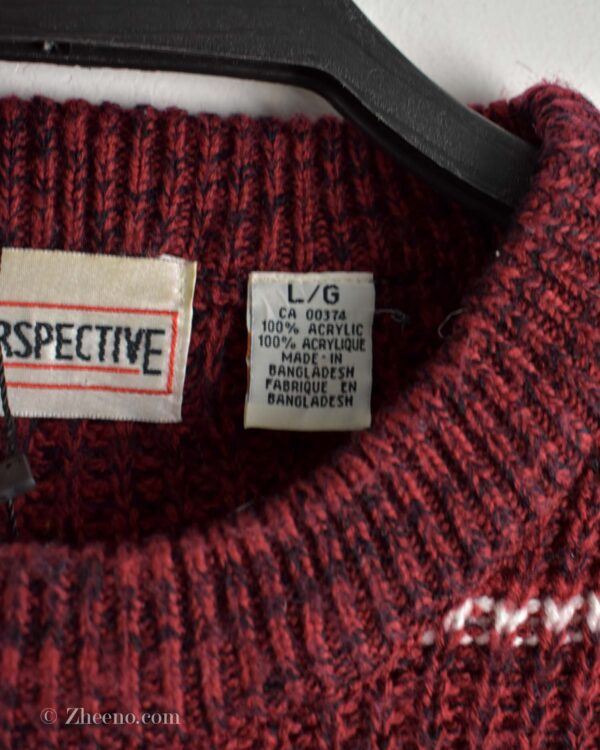 بافت وینتیج قرمز Perspective