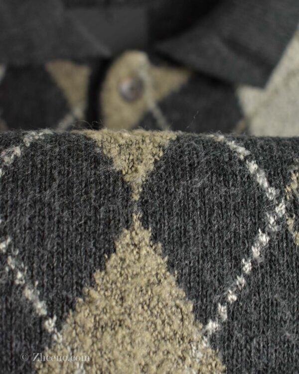 بافت وینتیج سه دکمه یقه دار Marconi