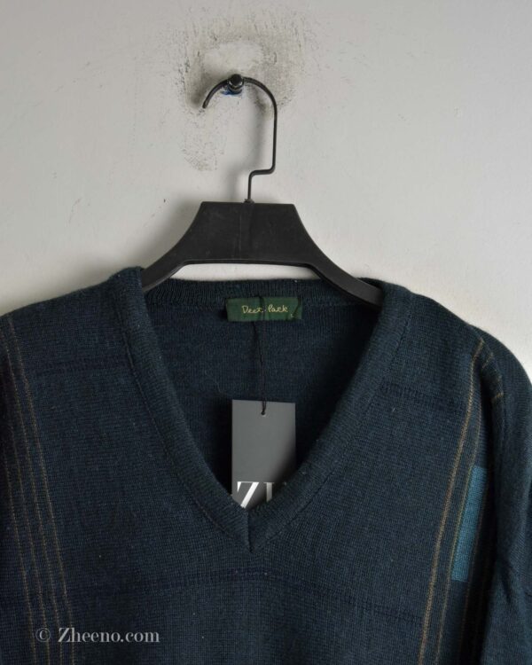 بافت وینتیج سرمه ای تیره Deer Park