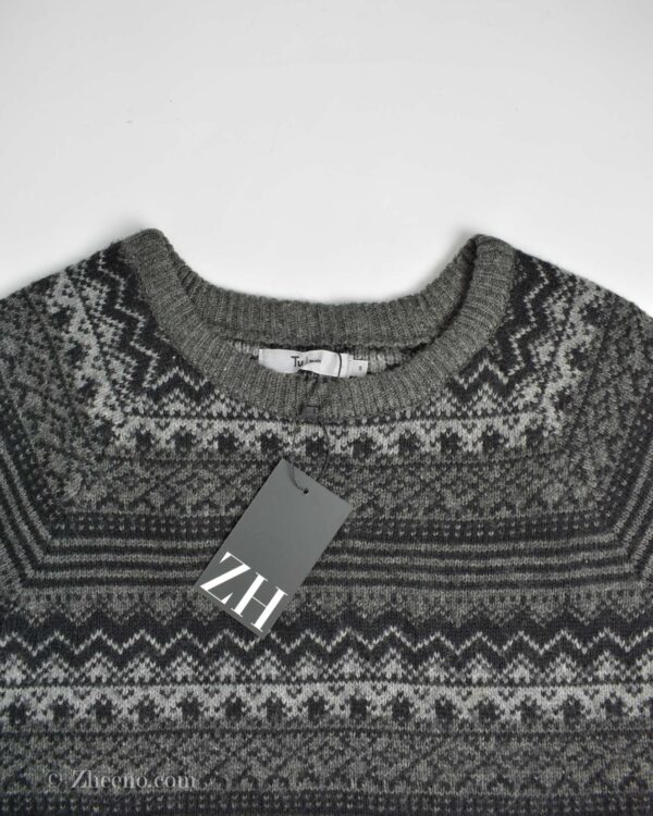 بافت وینتیج نوک مدادی طرح دار Tu