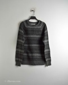 بافت وینتیج نوک مدادی طرح دار Tu