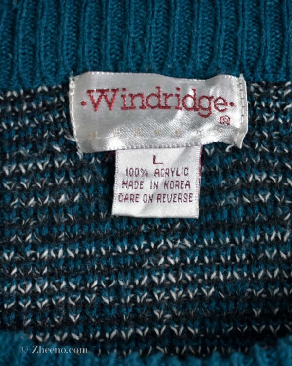 بافت وینتیج سبزآبی Windridge