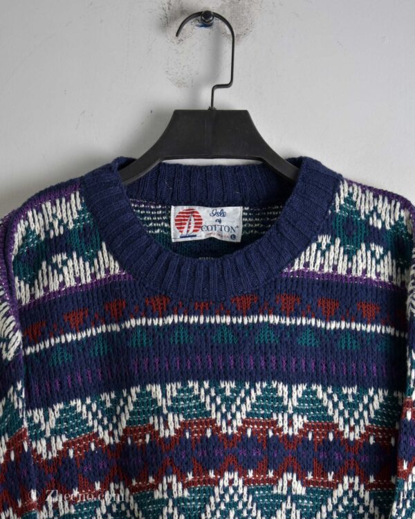 بافت وینتیج بنفش Isle of Cotton