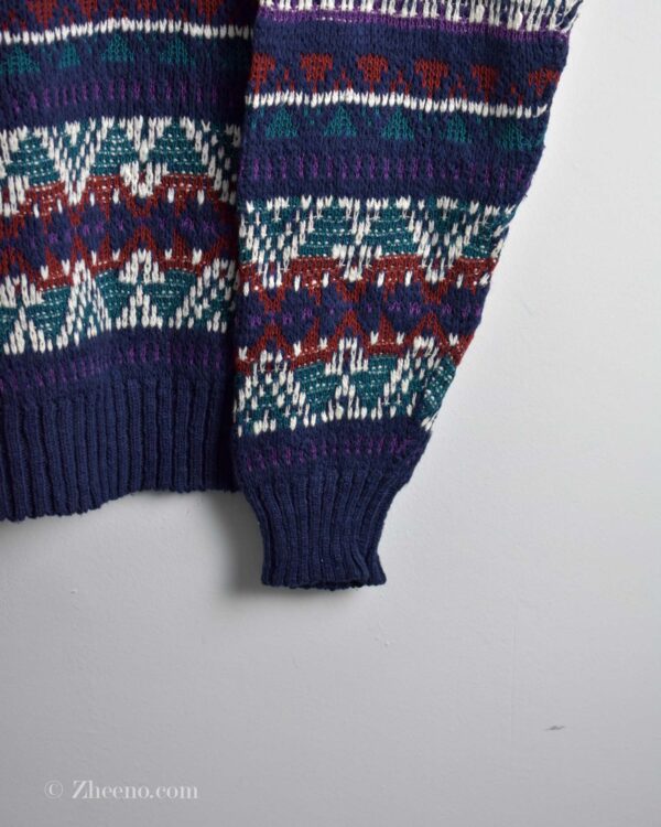 بافت وینتیج بنفش Isle of Cotton