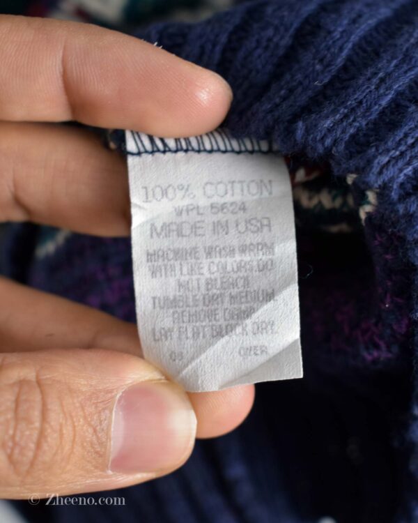 بافت وینتیج بنفش Isle of Cotton