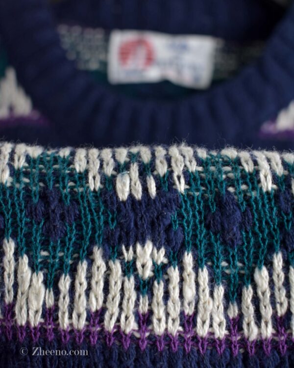 بافت وینتیج بنفش Isle of Cotton