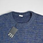 بافت وینتیج آبی طرح دار