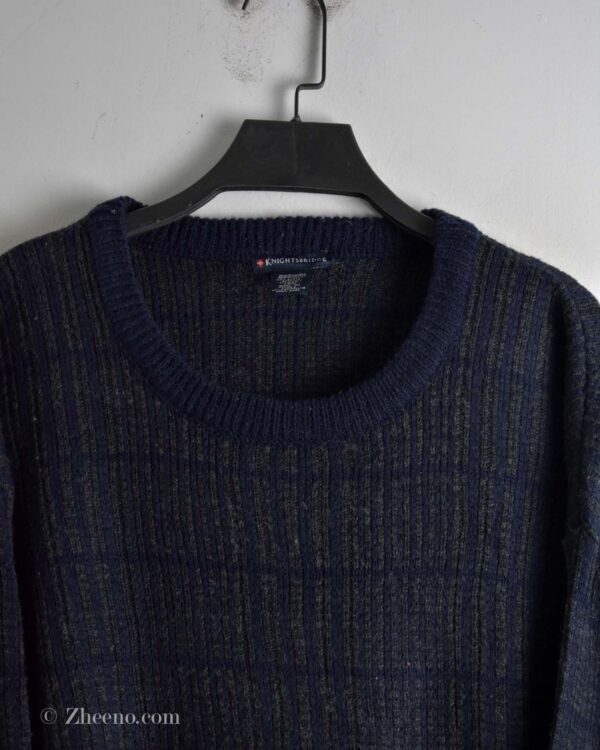 بافت وینتیج خاکستری تیره Knightsbridge