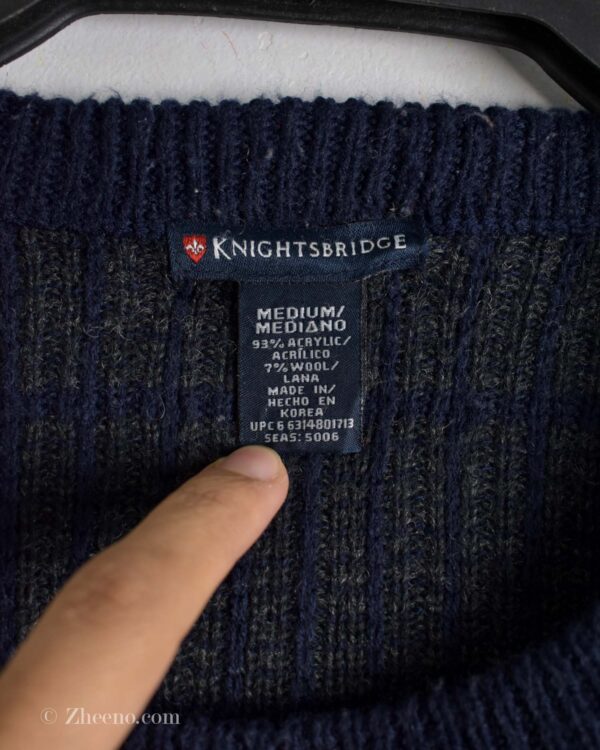 بافت وینتیج خاکستری تیره Knightsbridge