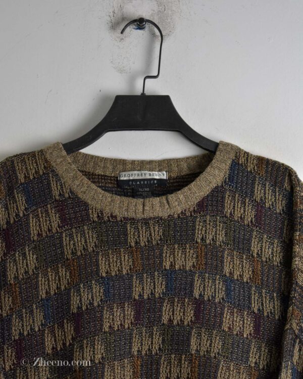 بافت وینتیج چند رنگ Geoffrey Beene