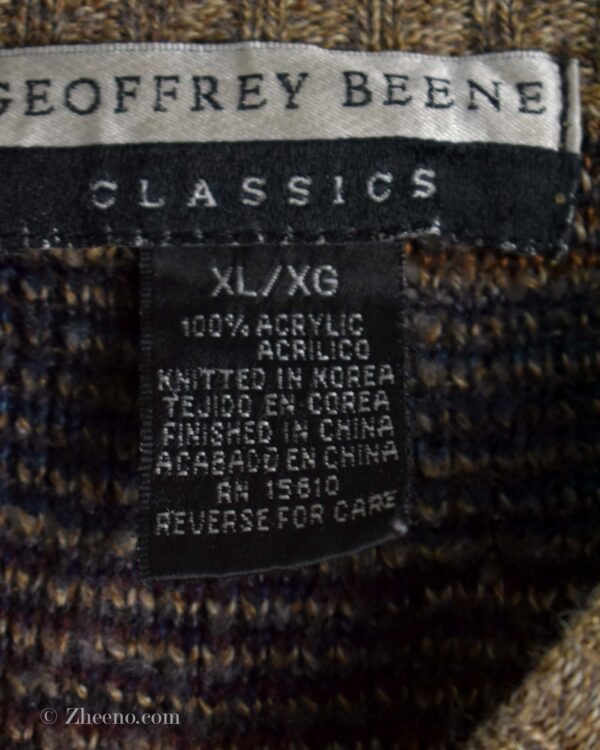 بافت وینتیج چند رنگ Geoffrey Beene