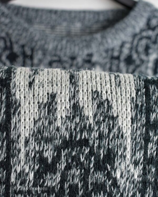 بافت وینتیج چرم دار سفید مشکی