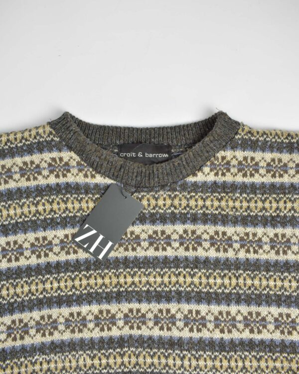 بافت وینتیج طرح دار Croft & Barrow