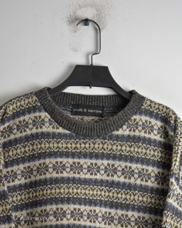 بافت وینتیج طرح دار Croft & Barrow