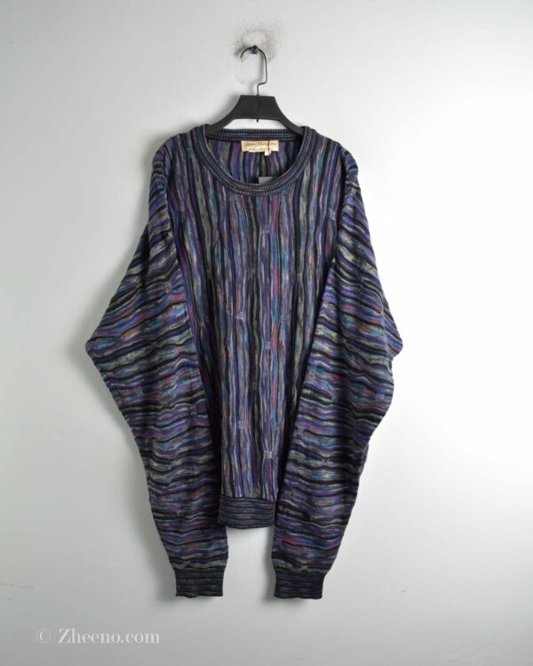 بافت وینتیج بنفش طرح دار Morm Thaopmson