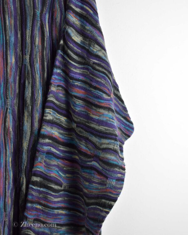 بافت وینتیج بنفش طرح دار Morm Thaopmson