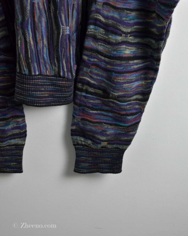 بافت وینتیج بنفش طرح دار Morm Thaopmson