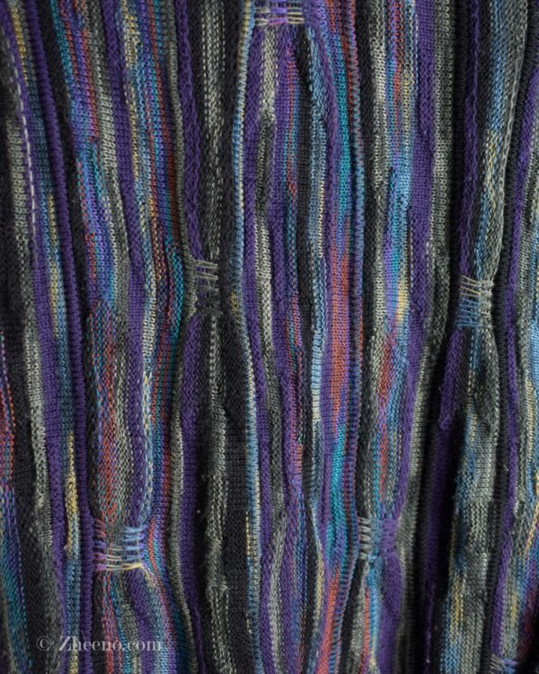 بافت وینتیج بنفش طرح دار Morm Thaopmson