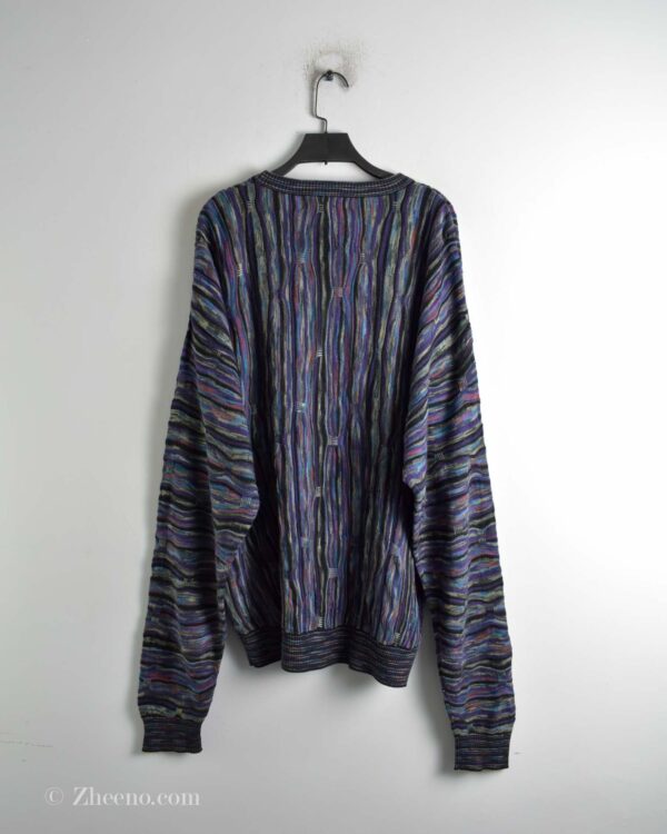 بافت وینتیج بنفش طرح دار Morm Thaopmson