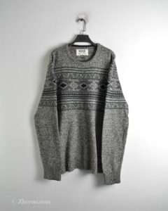 بافت وینتیج طوسی طرح دار Urban Pipeline